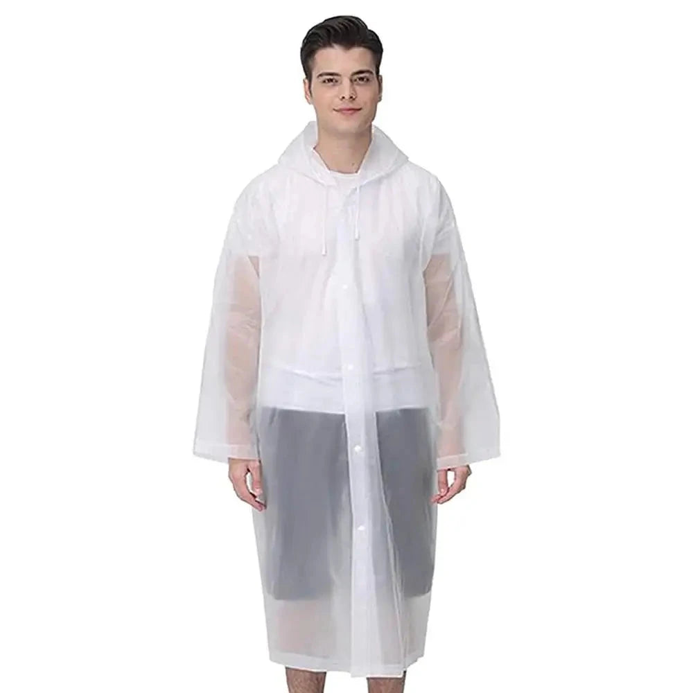 Outdoor Hooded Rain Poncho For Adult Waterproof Lightweight Unisex Raincoat Jacket For Hiking Camping Emergency 99 in 1