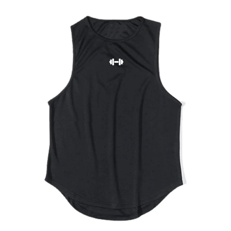 Summer Men's Gym Tank Top Fitness Training Clothing Quick-drying Loose Bodybuilding Sleeveless Shirt Men Fashion Basketball Vest 99 in 1
