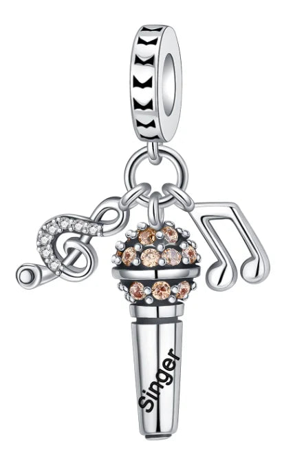 Back To School 925 Sterling Silver Charms Bag Earphone Magic Cube Watch Games Console Bead Pendant Fit Bracelet Necklace Jewelry