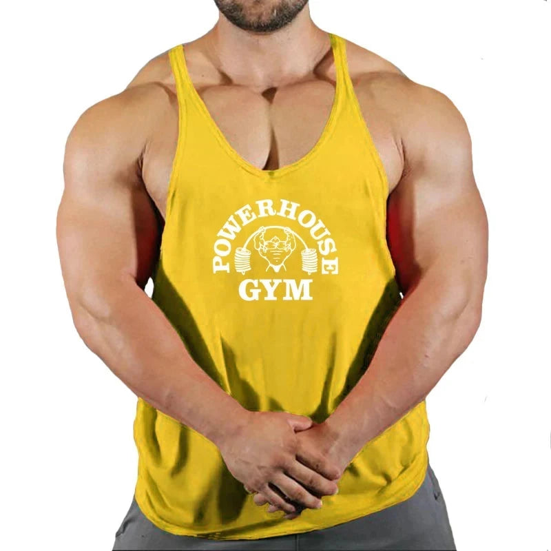 Gym Top Men Bodybuilding Shirt Fitness Men's Vest Singlet Sleeveless Sweatshirt Man Clothes Clothing Stringer Vests Singlets 99 in 1