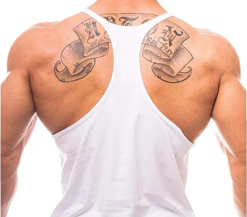 Top Gyms Men's Clothes Tank Vest Gym Shirt Undershirt Man Sportswear Bodybuilding Workout Vests Muscle Clothing Brand Fitness 99 in 1