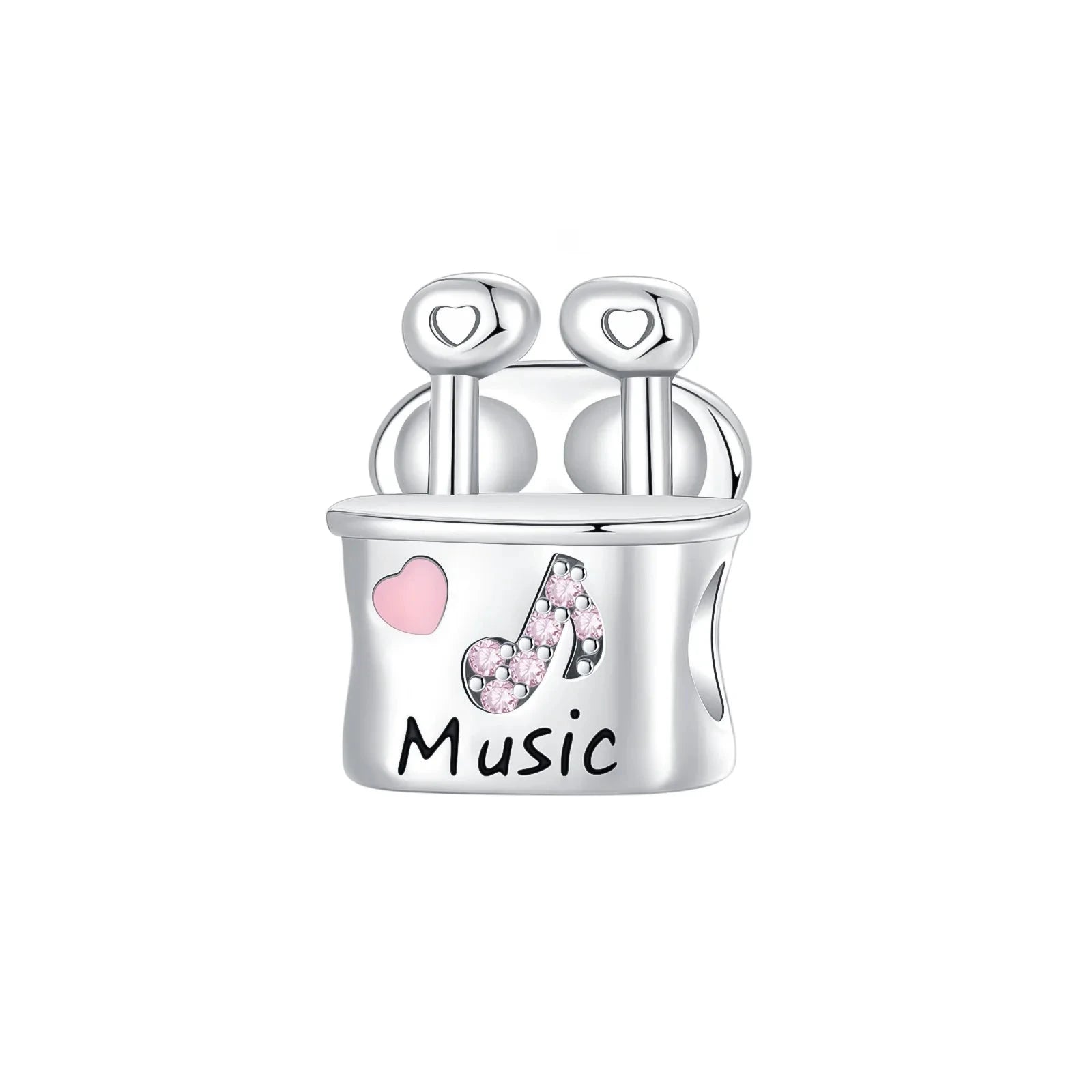 Back To School 925 Sterling Silver Charms Bag Earphone Magic Cube Watch Games Console Bead Pendant Fit Bracelet Necklace Jewelry 99 in 1