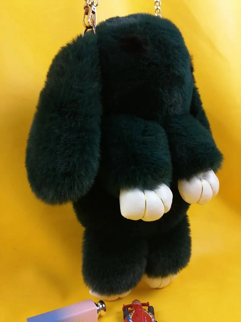 Rabbit Bag Crossbody Bag Imitation Otter Rabbit Fur Rabbit Bag Plush Bag Bag Women's Bag Bag 2023 New Fashion Chain Bag 99 in 1