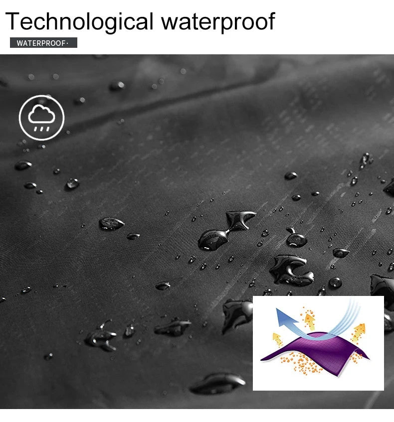 LNGXO Waterproof Hiking Jackets for Men and Women Sun Protection Windbreaker Camping Climbing Rain Coat Unisex Portable Clothes 99 in 1