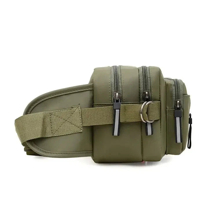 Men's waist bag multifunctional toolkit, wear-resistant mobile phone bag, running bag, leisure outdoor sports waist bag, large c 99 in 1