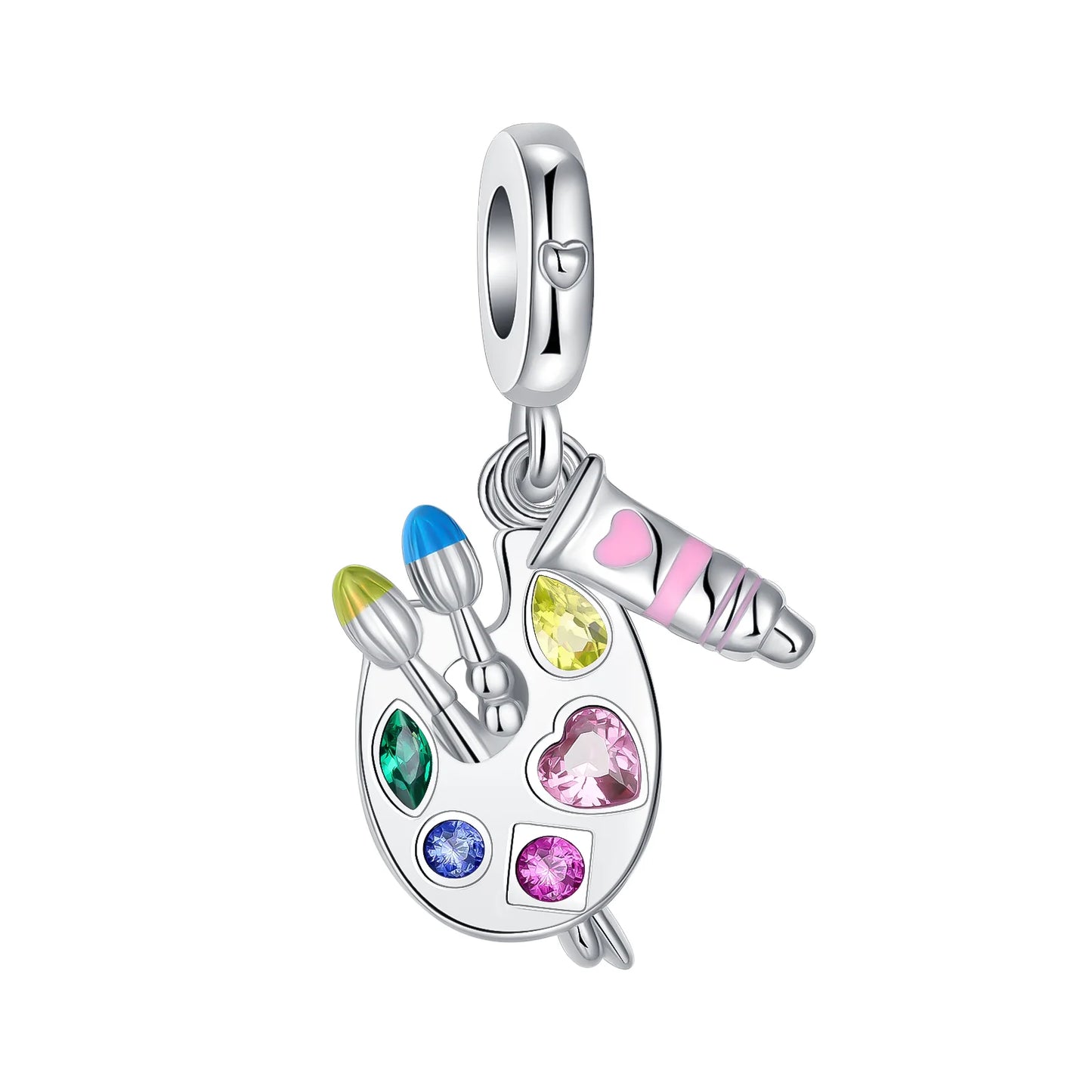 Back To School 925 Sterling Silver Charms Bag Earphone Magic Cube Watch Games Console Bead Pendant Fit Bracelet Necklace Jewelry