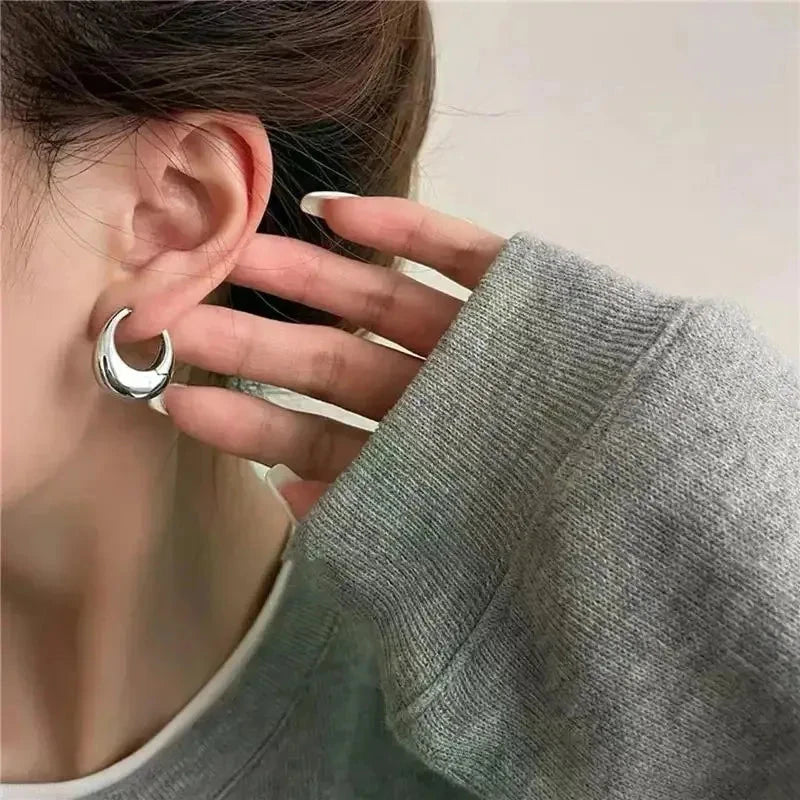 2Pcs Hot Sale Fashion Metal Drop Earrings for Woman, Vintage Hoop Earring Trend Classic Party Wedding Pendant Jewelry Gift 99 in 1