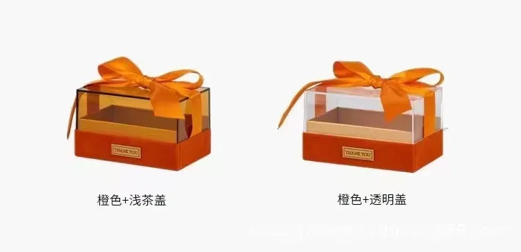 Luxury Transparent Acrylic Gift Box Wedding Birthday Flower Present  Valentine'S Day Christmas Candy Boxes Birthday Party Bag