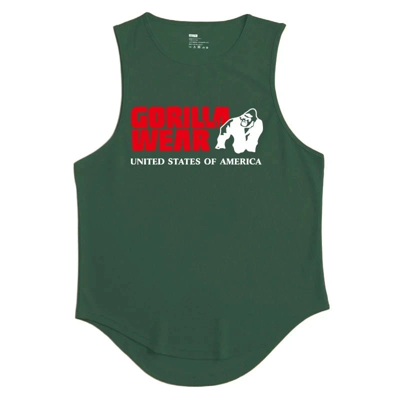 Gym Top Men Men's Clothing Fitness Clothes Shirt Bodybuilding Vests Man Vest Singlet Singlets Muscular Stringer T-shirts Tops 99 in 1