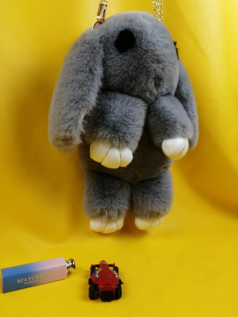 Rabbit Bag Crossbody Bag Imitation Otter Rabbit Fur Rabbit Bag Plush Bag Bag Women's Bag Bag 2023 New Fashion Chain Bag