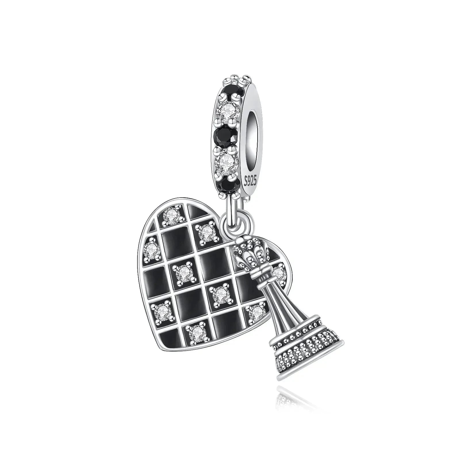 Back To School 925 Sterling Silver Charms Bag Earphone Magic Cube Watch Games Console Bead Pendant Fit Bracelet Necklace Jewelry 99 in 1