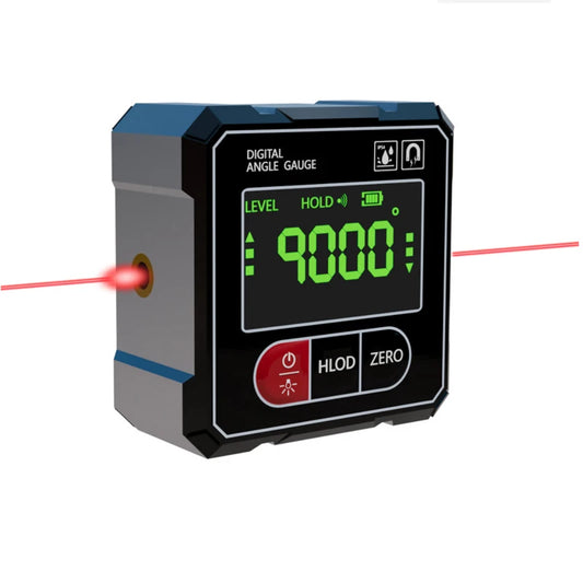 Level Angle Ruler Angle Measurement Magnetic Digital Angle Finder With Electronic Laser  Rechargeable Protractor