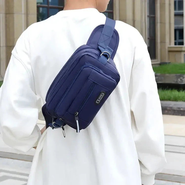 Men's waist bag multifunctional toolkit, wear-resistant mobile phone bag, running bag, leisure outdoor sports waist bag, large c 99 in 1