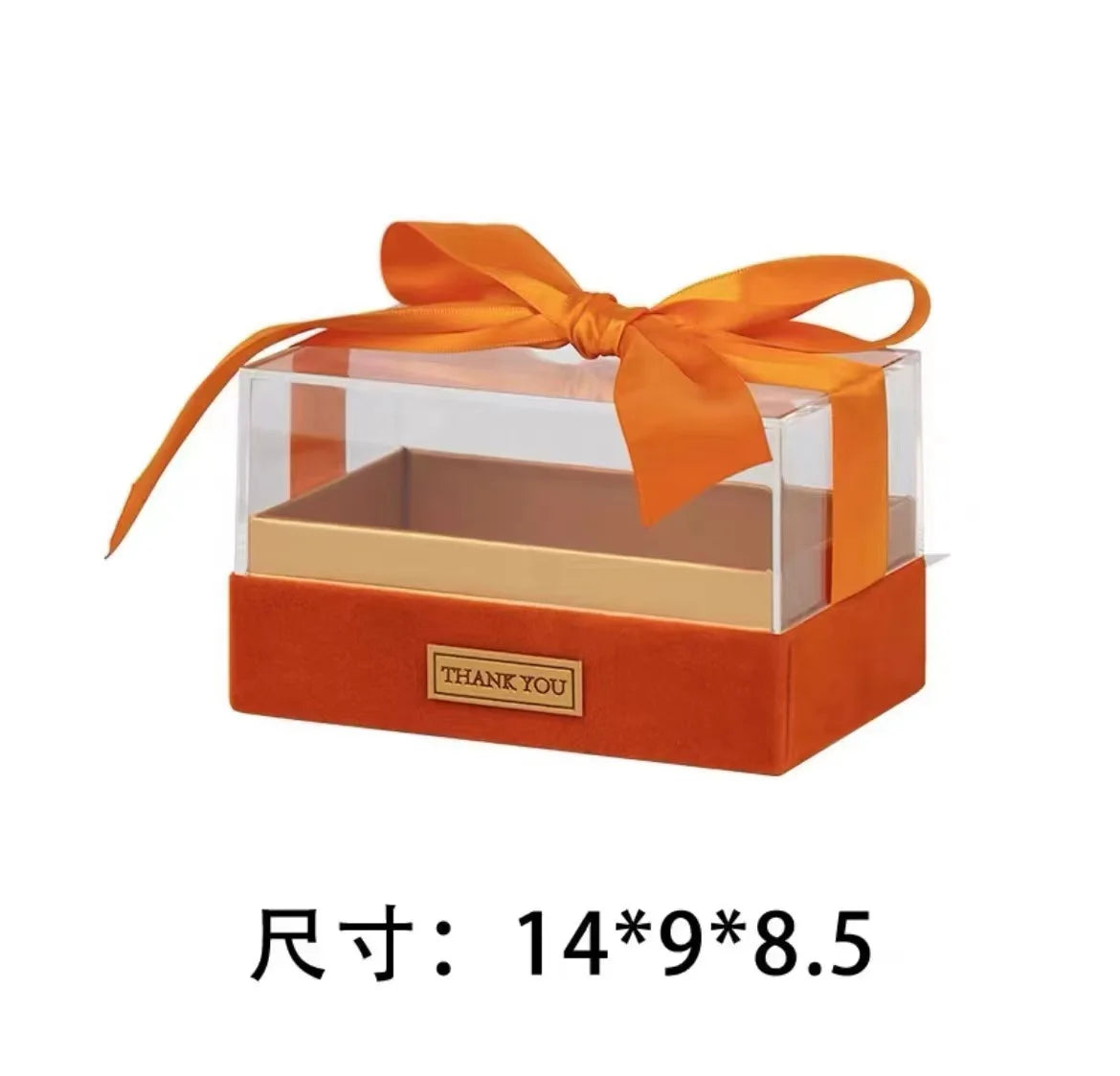 Luxury Transparent Acrylic Gift Box Wedding Birthday Flower Present  Valentine'S Day Christmas Candy Boxes Birthday Party Bag