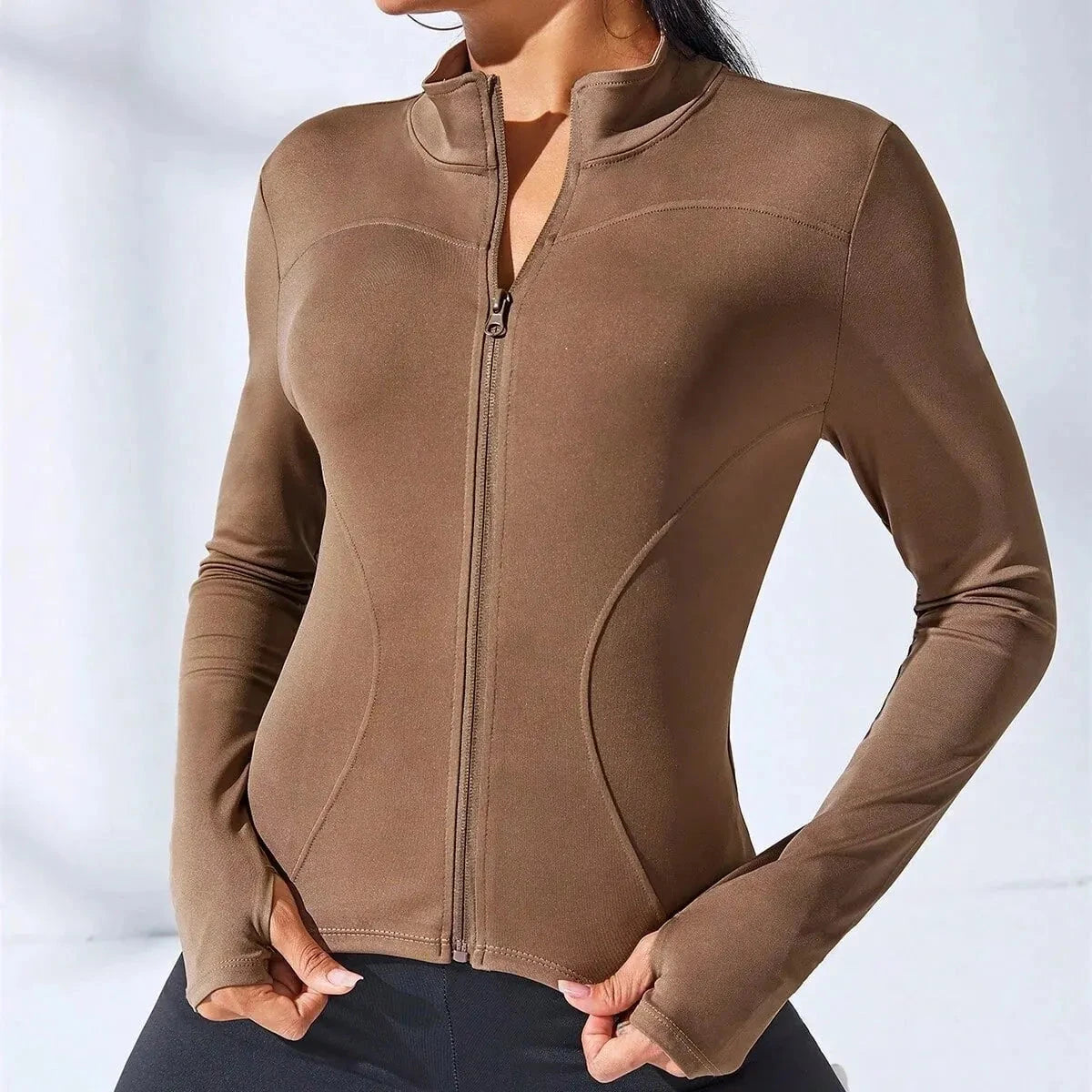 2024 New Yoga Coat Short Sports Jacket WOMEN'S Fitness Clothes Slimming Body Sculpting Zipper Yoga Jacket 99 in 1