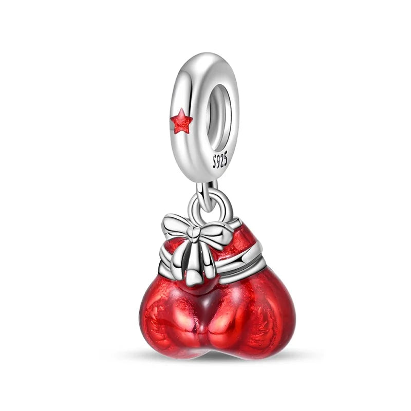 Back To School 925 Sterling Silver Charms Bag Earphone Magic Cube Watch Games Console Bead Pendant Fit Bracelet Necklace Jewelry