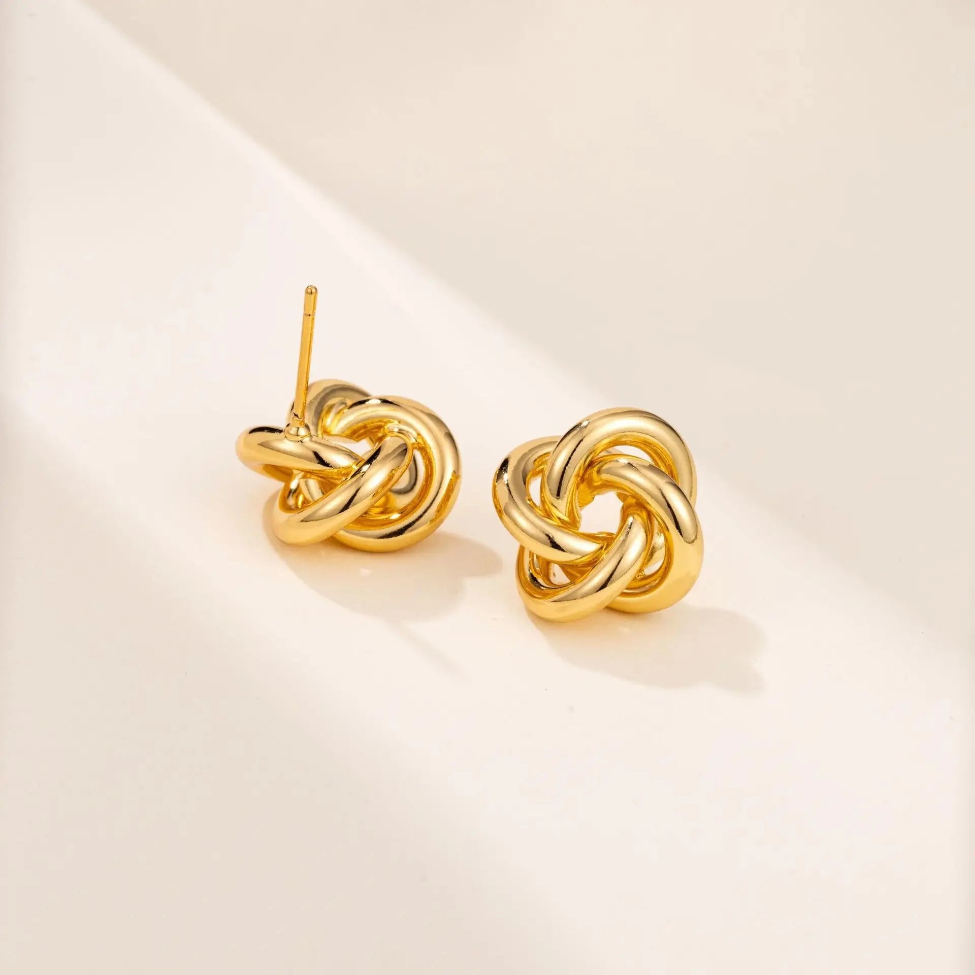 Fashion Round Double Ring Metal Stud Earrings For Women Men Gold Silver Geometric Retro Stud Earring Party Daily Jewelry 99 in 1