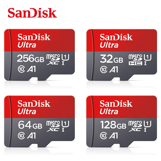 Sandisk Ultra Micro tf SD card 128GB 32GB 64GB 256GB Mini SD Card SD/TF Flash Card Memory Card 32 64 128 gb miniSD for Phone
