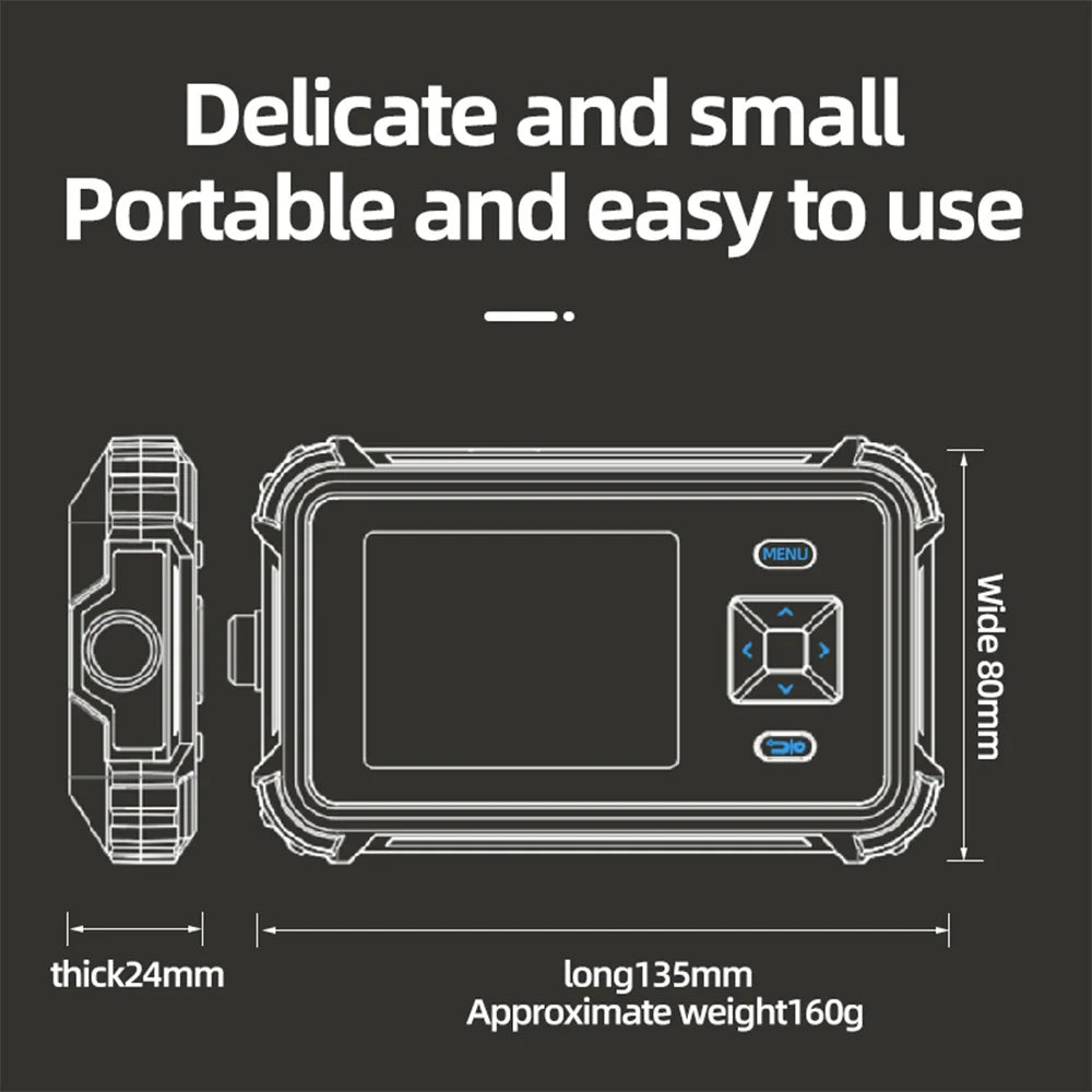 PBRM-1 Battery Voltage Internal Resistance Tester 18650 High-precision Acid Lithium Lead Car Battery Tester