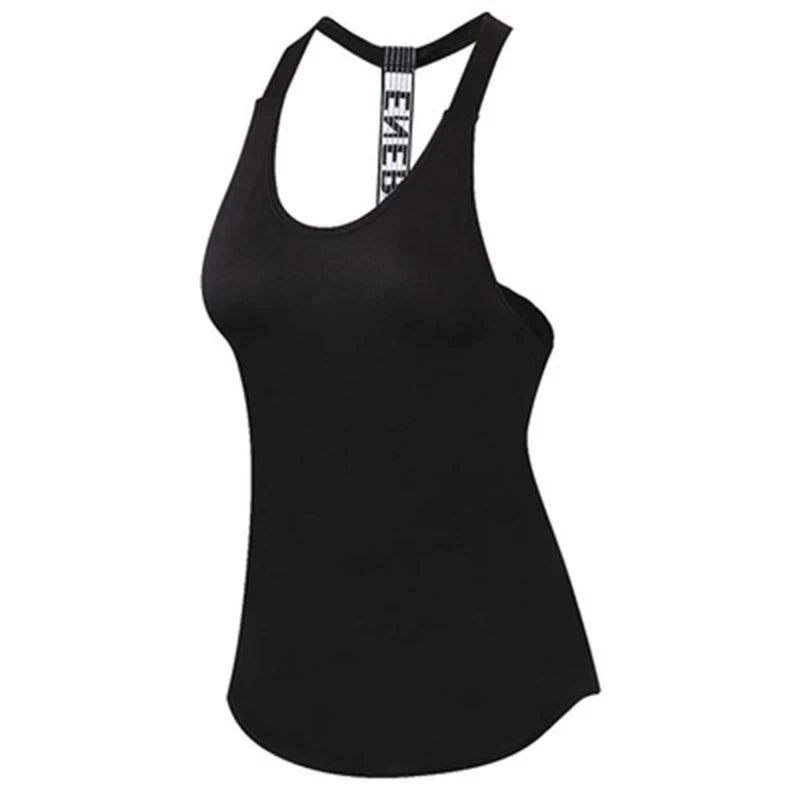 2024 Gym Tops Women's Sports Top Letter Backless Shirts Sleeveless Yoga Tops Fitness Running Quick Dry Tank Crop Top 99 in 1