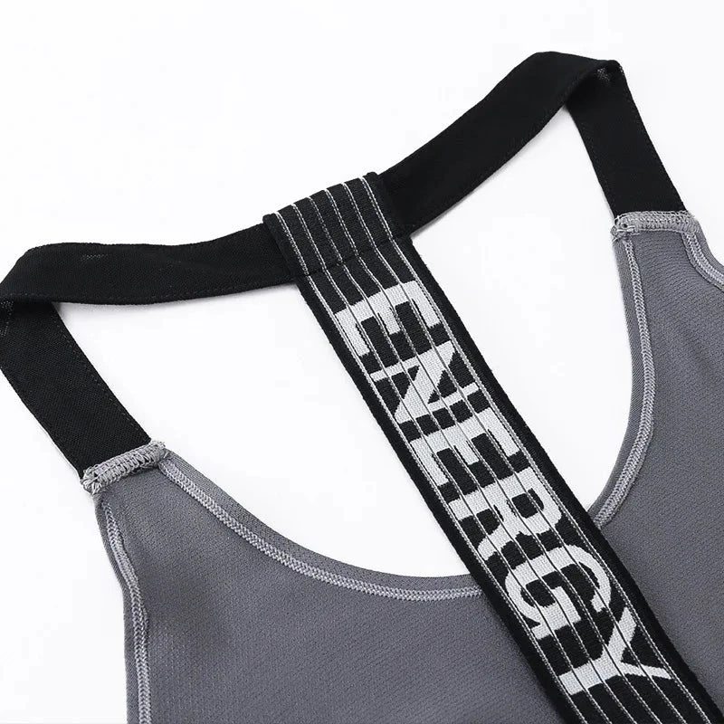 2024 Gym Tops Women's Sports Top Letter Backless Shirts Sleeveless Yoga Tops Fitness Running Quick Dry Tank Crop Top 99 in 1