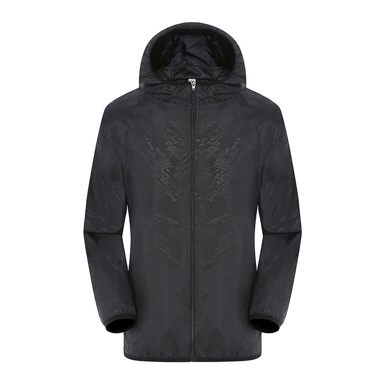 LNGXO Hiking Waterproof Jacket Women Men Camping Running Sun-Protective Windbreaker Quick Dry Outdoor Sport Rain Coat Unisex