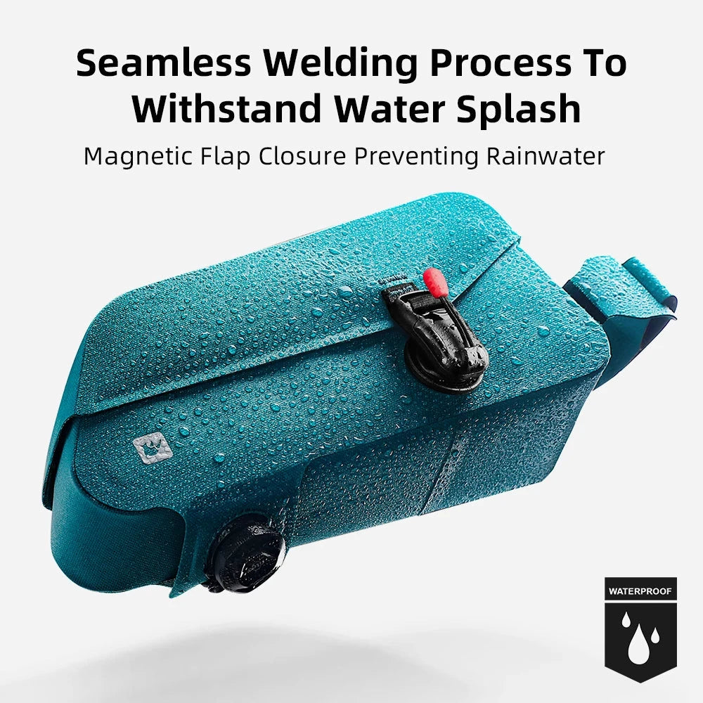 Rhinowalk-Waterproof Top Tube Bag, Bicycle Front Frame Bag, Seamless Welding Process, Suitable for Mountain Bike, Road Bike 99 in 1