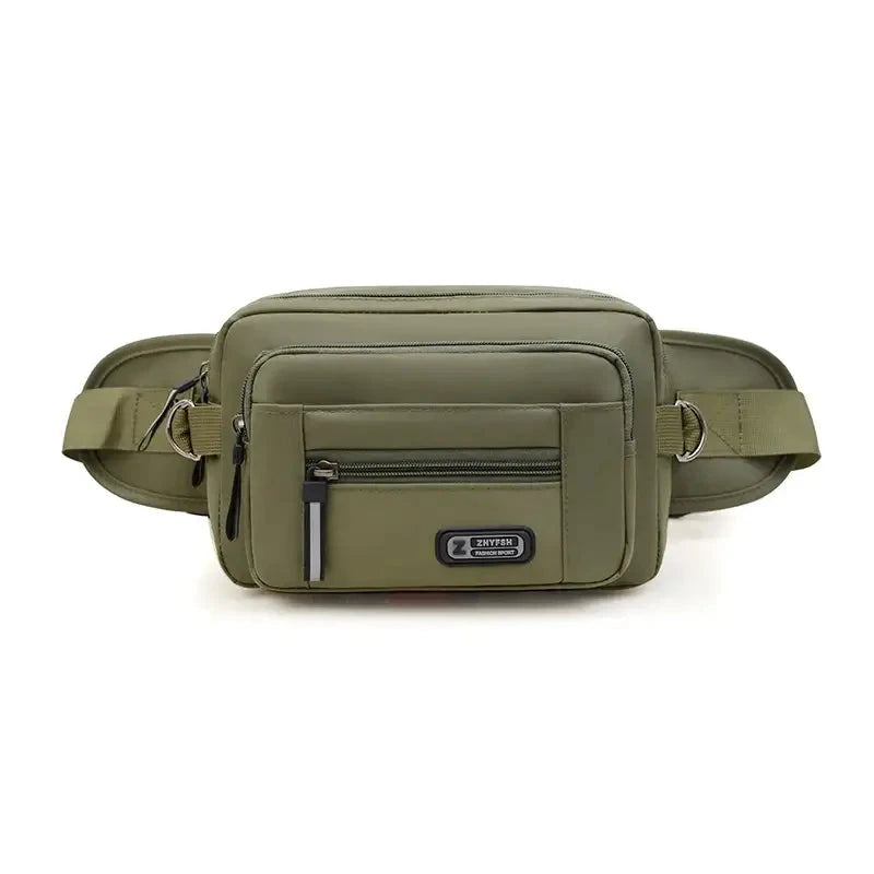 Men's waist bag multifunctional toolkit, wear-resistant mobile phone bag, running bag, leisure outdoor sports waist bag, large c 99 in 1