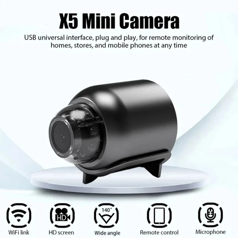 1080P New X5 Mini Camera Clear Night Vision Light weight Portable Premium Cams Motion Detection Wireless Surveillance Camera 99 in 1