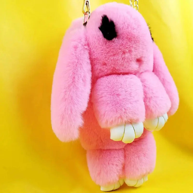 Rabbit Bag Crossbody Bag Imitation Otter Rabbit Fur Rabbit Bag Plush Bag Bag Women's Bag Bag 2023 New Fashion Chain Bag 99 in 1