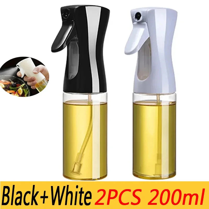 200/300/500ml Oil Spray Bottle BBQ Cooking Olive Oil Sprayer Plastic Baking Oil Spray Empty Bottle Vinegar Bottle Or  Oil brush 99 in 1