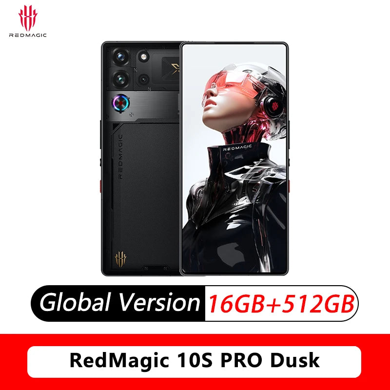 RedMagic 10S Pro global Version 5G game telephone Snapdragon 8 Elite leading 7050mAh 80W fast charge 6.85 inches