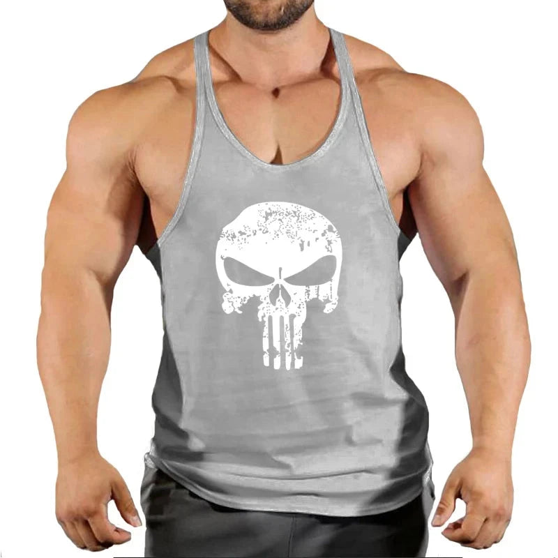 Top Gyms Men's Clothes Tank Vest Gym Shirt Undershirt Man Sportswear Bodybuilding Workout Vests Muscle Clothing Brand Fitness 99 in 1