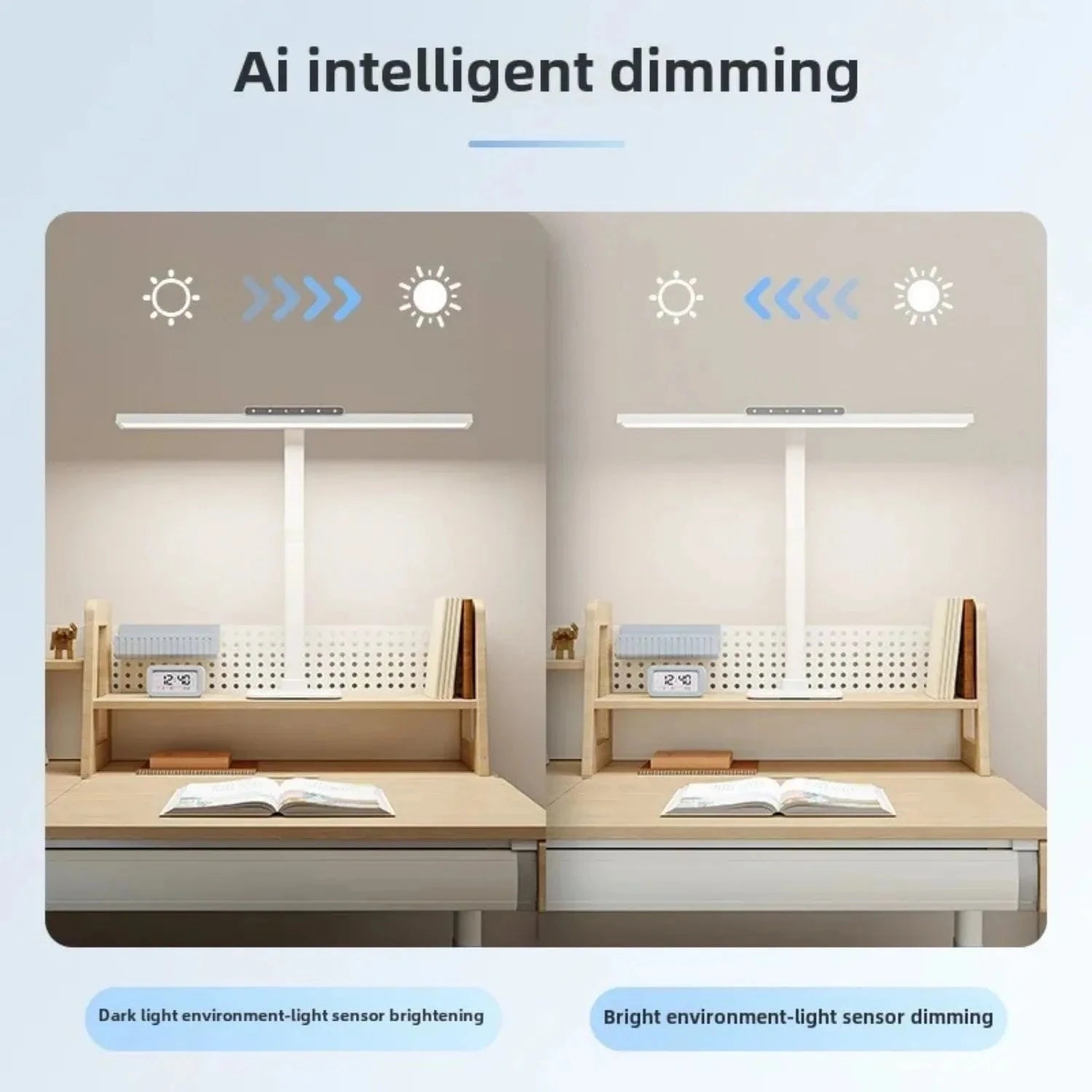 Touch Remote Control Dimmable LED Desk Lamp Intelligently Controlled Eye Protection for Reading Student Dormitory Bedroom 99 in 1