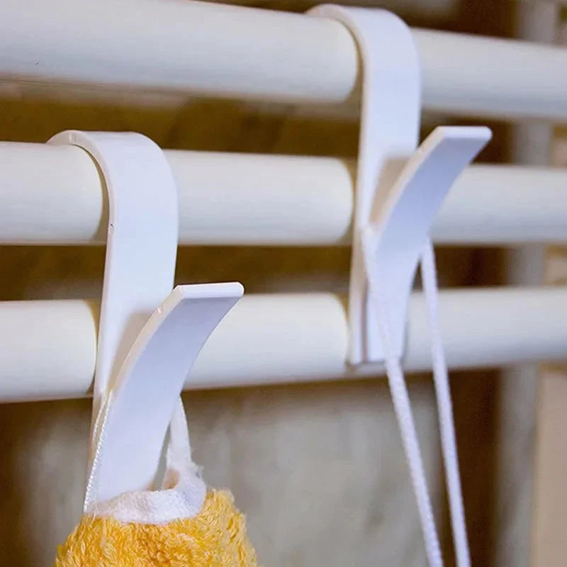 4pcs Hanger for Heated Towel Radiator Rail Bath Hook Holder Clothes Hanger Bathroom Drying Towel Scarf Rack Coat Holders 99 in 1