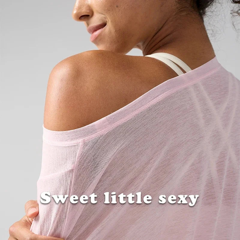 Gym Sports Tops Workout T-shirts Women Yoga Clothing Running Loose Slim Quick Dry Training Long Sleeve Blouse Fitness Tops👚 99 in 1