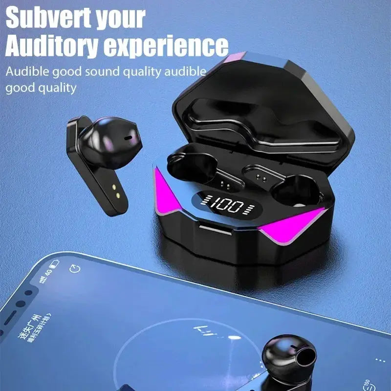 NEW AIR X15 Earphones Bluetooth Wireless Gamer Headphones 65ms Low Latency Earbuds fone Gamer Headset Gamer With Mic Handfree 99 in 1