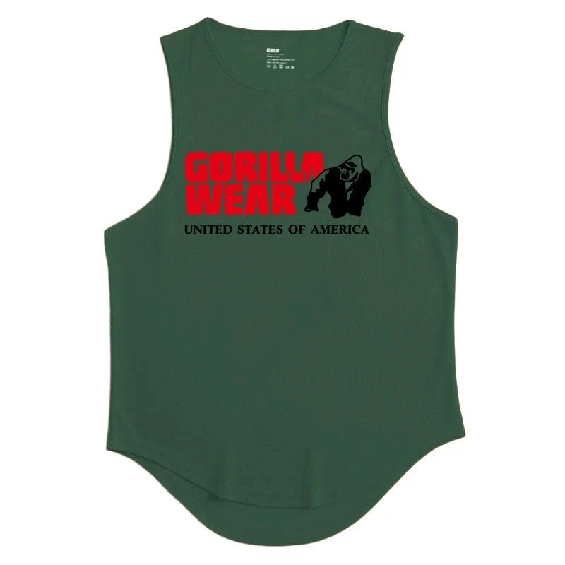 Gym Top Men Men's Clothing Fitness Clothes Shirt Bodybuilding Vests Man Vest Singlet Singlets Muscular Stringer T-shirts Tops 99 in 1