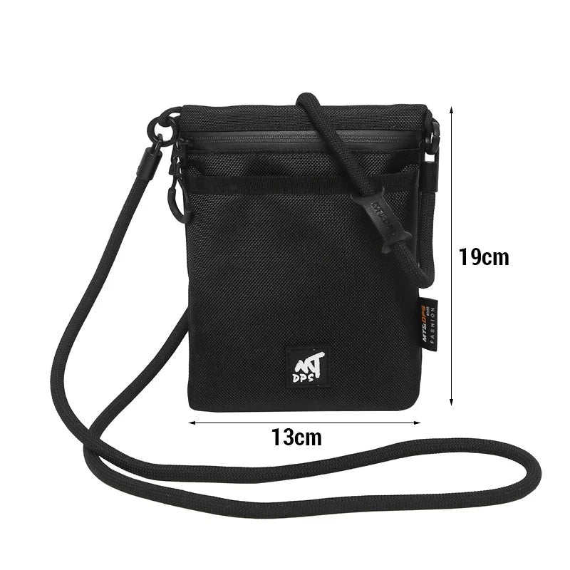 Original Design Nylon Messenger Bag Unisex Waterproof Crossbody Shoulder Bag for Men Women Urban Streetwear Travel Phone Storage 99 in 1