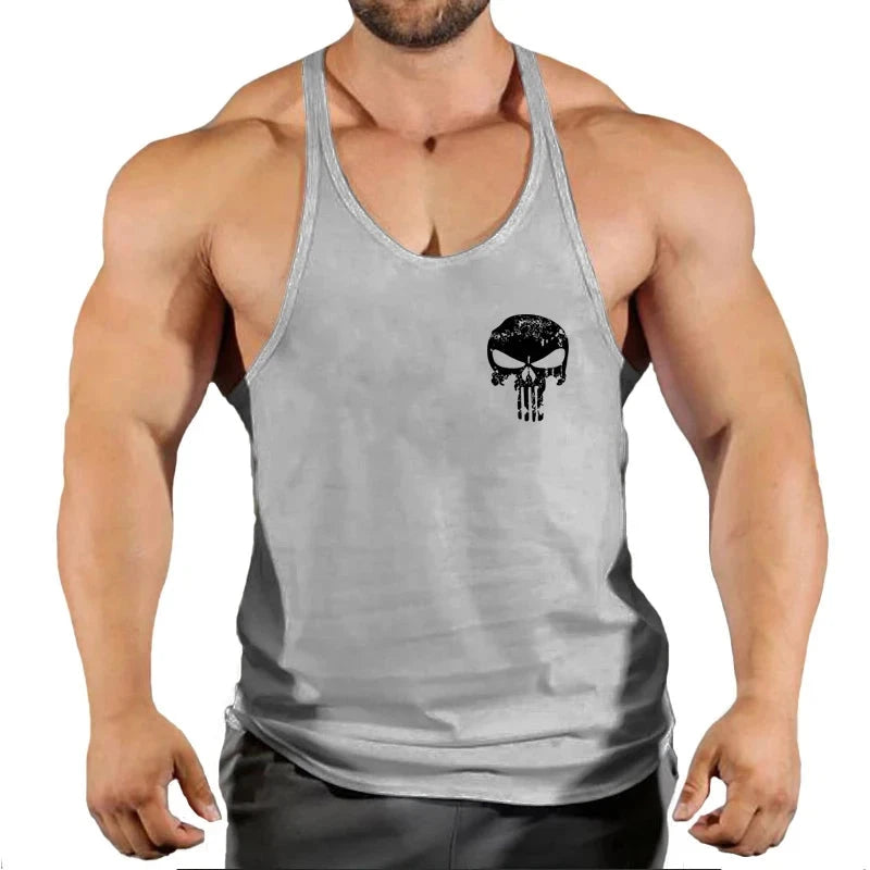 Top Gyms Men's Clothes Tank Vest Gym Shirt Undershirt Man Sportswear Bodybuilding Workout Vests Muscle Clothing Brand Fitness 99 in 1