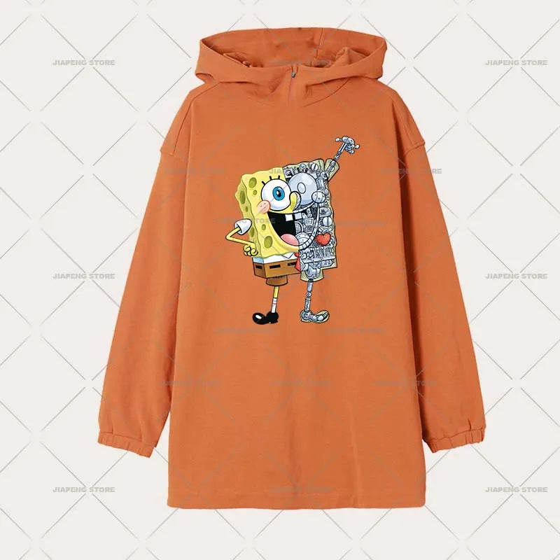 SpongeBob Cartoon Printed Iron on Transfers Patrick Star Heat Transfer Vinyl Stickers For Clothes Thermal Patches Applique Decor