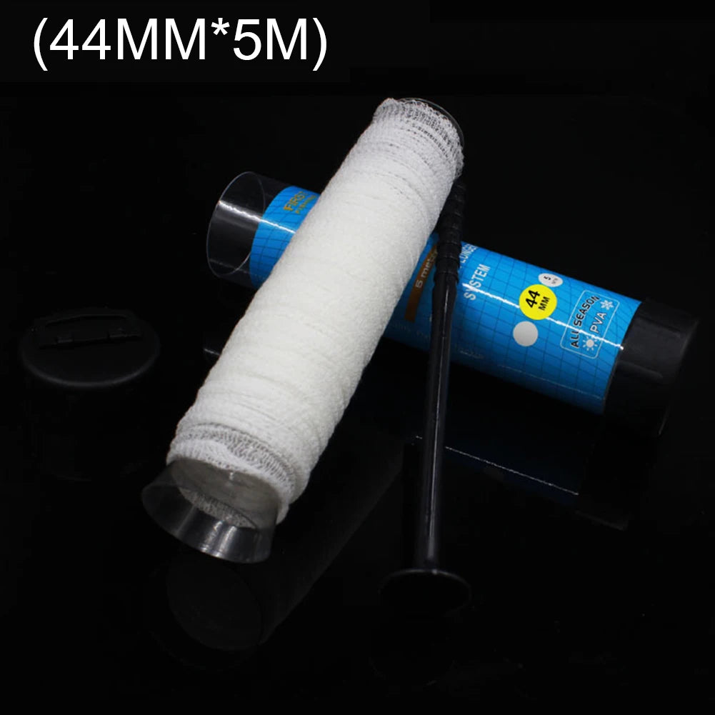 5M Fishing Soluble Narrow Mesh PVA Fishing Protect Fish Net Water Dissolving Narrow Mesh for Carp Lures Fishing Tackle