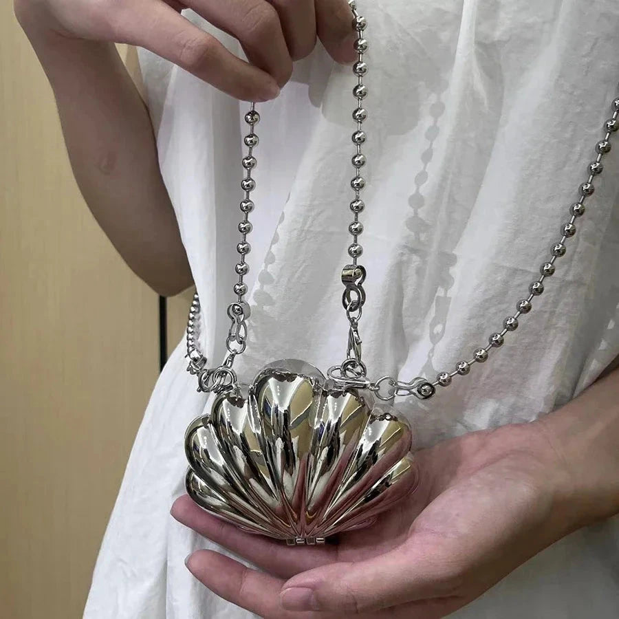 2024 New Metal Mini Lipstick Bags for Women High Quality Shoulder Bag Fashion Flower Satche Women's Accessory Bag 99 in 1