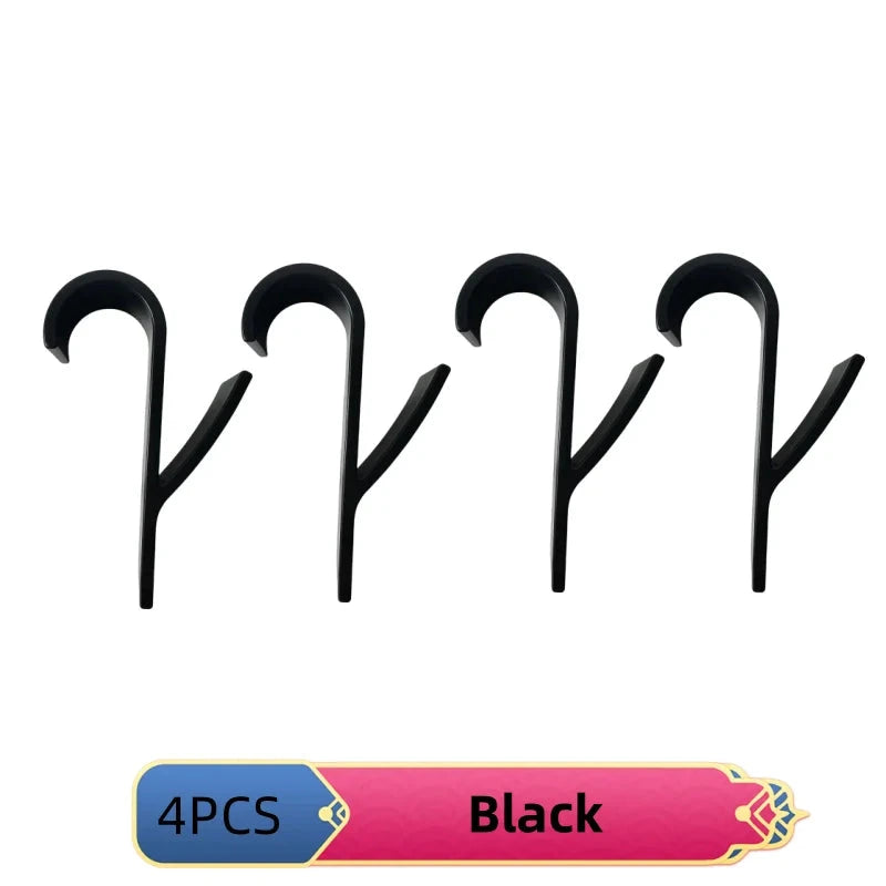 4pcs Hanger for Heated Towel Radiator Rail Bath Hook Holder Clothes Hanger Bathroom Drying Towel Scarf Rack Coat Holders 99 in 1