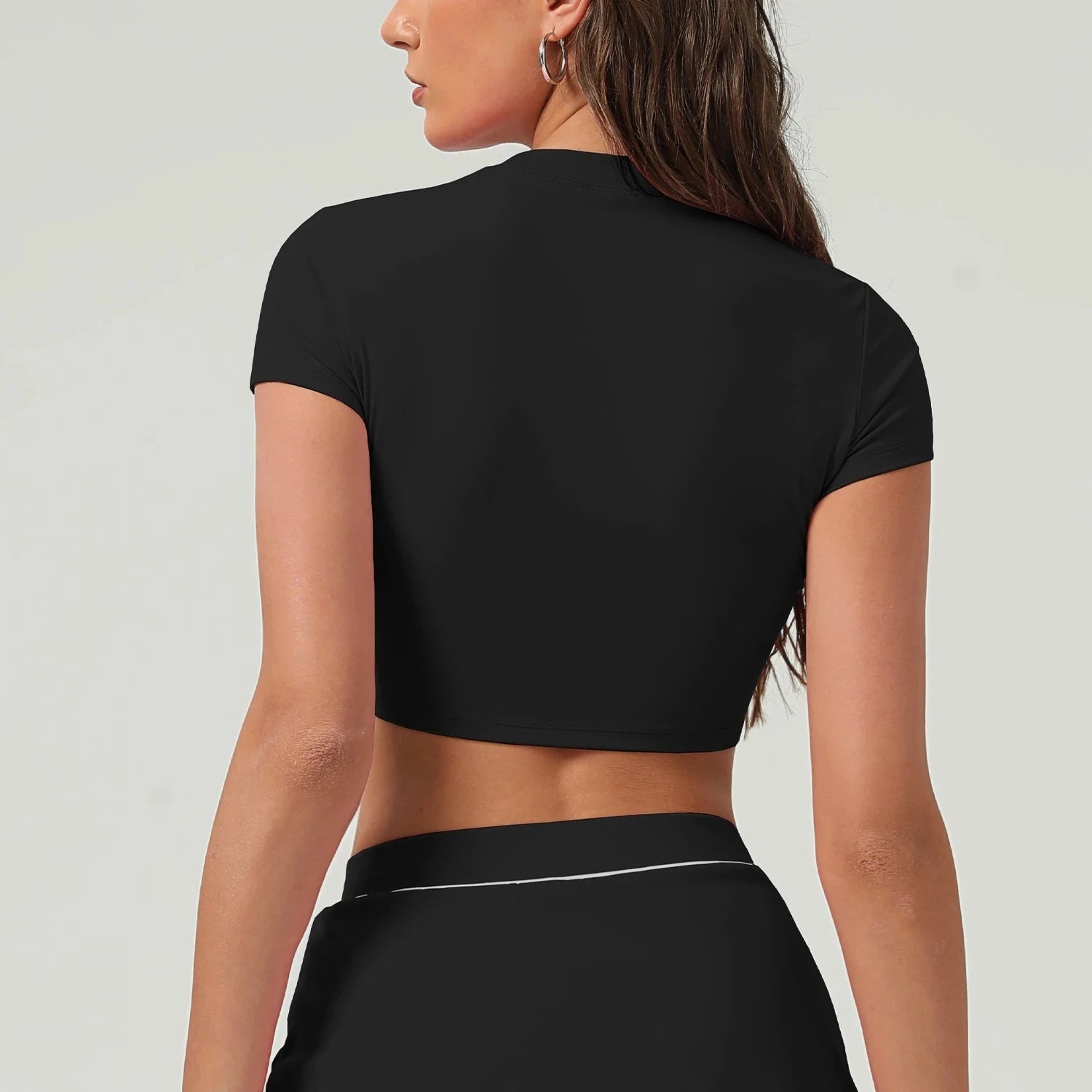 Yoga Top Sport T Shirts Women Fitness Clothes Workout Short-sleeved Crop Top Gym Running Active Wear Push Up Sport Top 99 in 1