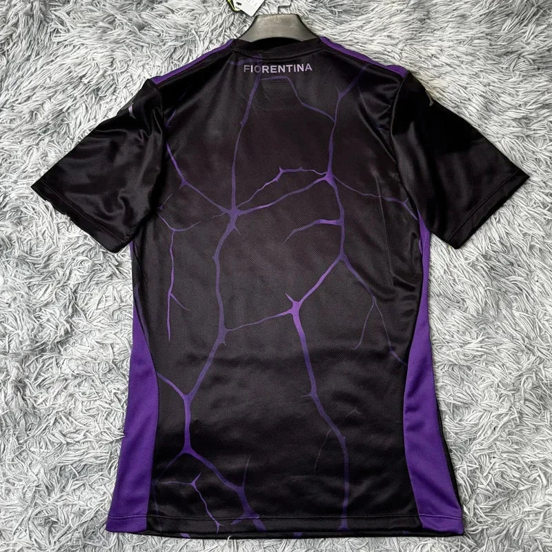 2025 Serie A Fiorentina Player Edition Short-sleeved Jersey, Quick-drying 3d Printed for Both Men and Women 99 in 1