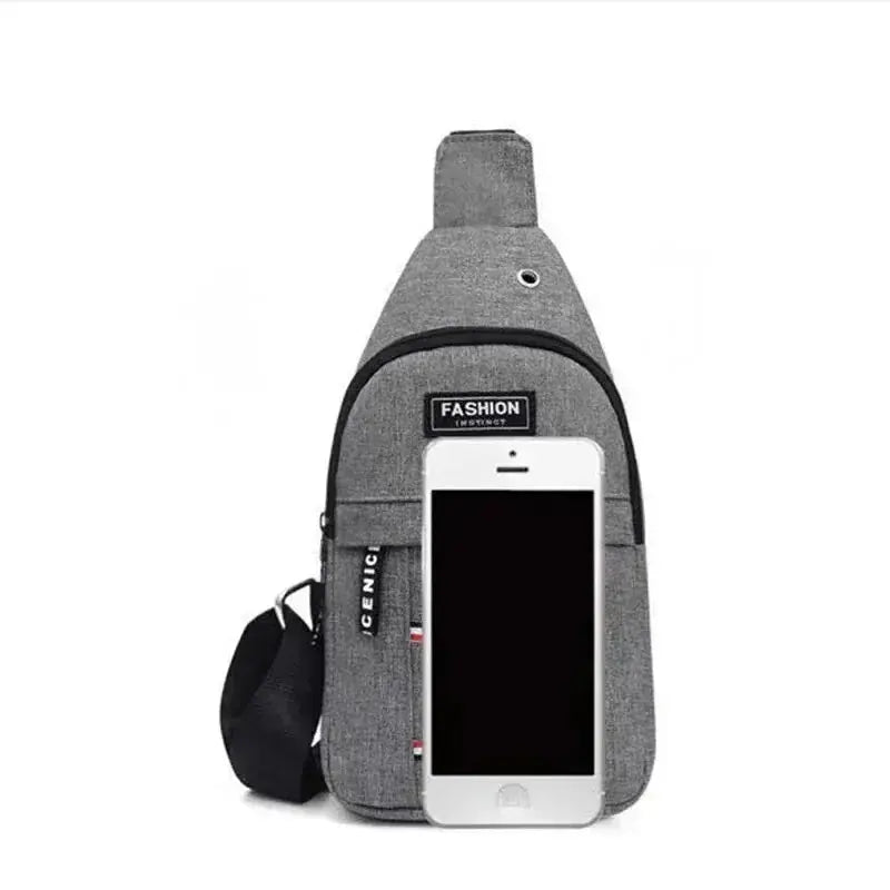 Men's fashionable, convenient, casual, waterproof, adjustable shoulder strap, large capacity waist bag suitable for outdoor acti 99 in 1