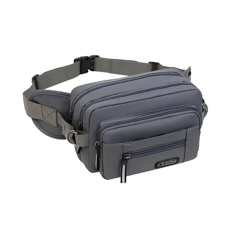 Men's waist bag multifunctional toolkit, wear-resistant mobile phone bag, running bag, leisure outdoor sports waist bag, large c 99 in 1