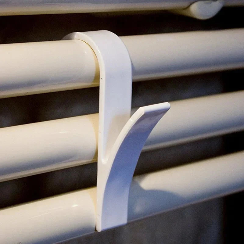 4pcs Hanger for Heated Towel Radiator Rail Bath Hook Holder Clothes Hanger Bathroom Drying Towel Scarf Rack Coat Holders 99 in 1