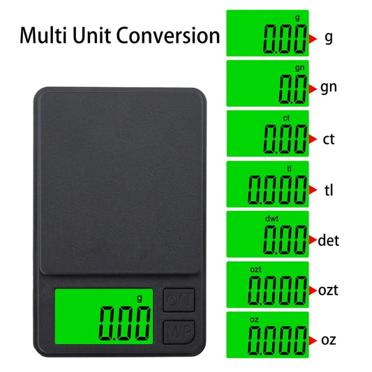 Mini Jewelry ScaleDigital Pocket Scale Weigh Gram Scale Accuracy 500g/0.01g